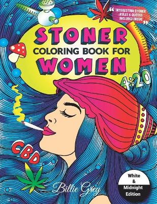 Book cover for Stoner coloring book for women