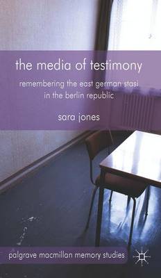 Cover of The Media of Testimony