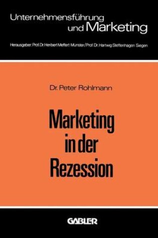 Cover of Marketing in der Rezession