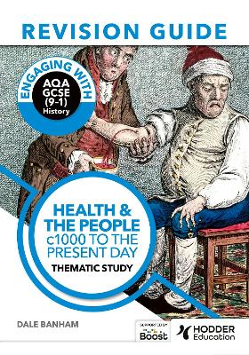 Book cover for Engaging with AQA GCSE (9–1) History Revision Guide: Health and the people, c1000 to the present day