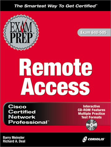 Book cover for CCNP Remote Access Exam Prep