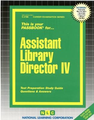 Book cover for Assistant Library Director IV