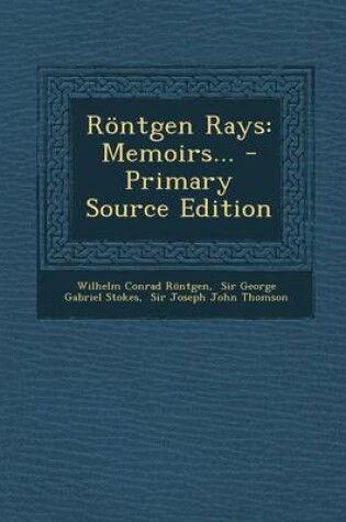 Cover of Rontgen Rays