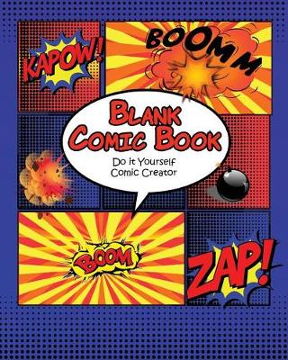 Book cover for Blank Comic Book - Do It Yourself Comic Creator