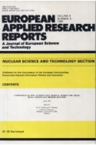 Cover of Euro Applied Research Rpts V6