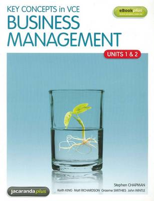 Book cover for Key Concepts in VCE Business Management Units 1&2 & EBookPLUS