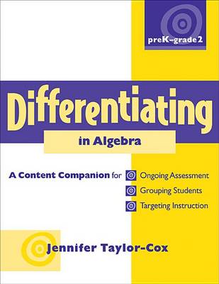 Cover of Differentiating in Algebra, Prek-Grade 2