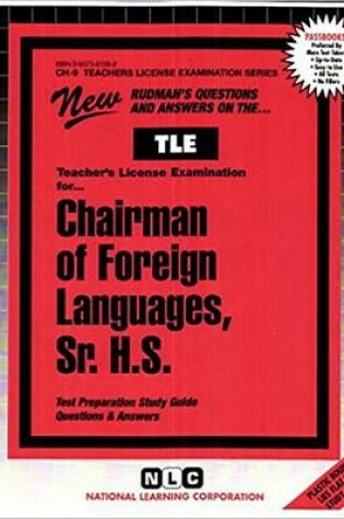 Cover of Foreign Languages, Sr. H.S.