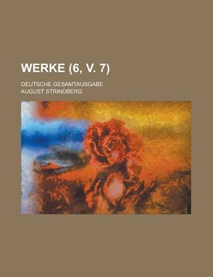 Book cover for Werke (6, V. 7); Deutsche Gesamtausgabe