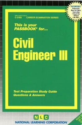 Cover of Civil Engineer III