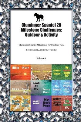 Book cover for Cluminger Spaniel 20 Milestone Challenges