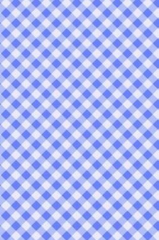 Cover of Cornflower Blue Checker - Lined Notebook with Margins - 5x8
