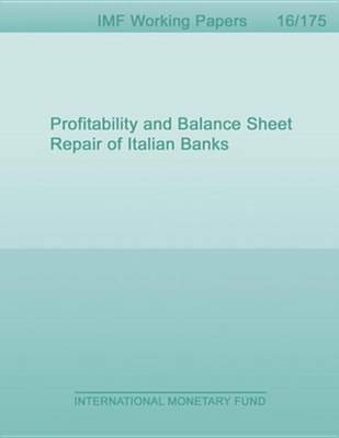 Book cover for Profitability and Balance Sheet Repair of Italian Banks