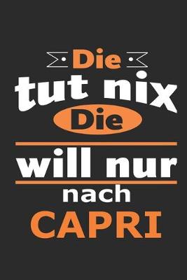 Book cover for Die tut nix Die will nur nach Capri