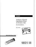 Book cover for Analysis of Special Operations Forces in Decision AIDS