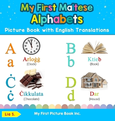 Cover of My First Maltese Alphabets Picture Book with English Translations