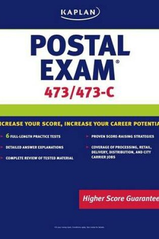 Cover of Kaplan Postal Exam 473/473-C