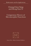 Book cover for Uniqueness Theory of Meromorphic Functions