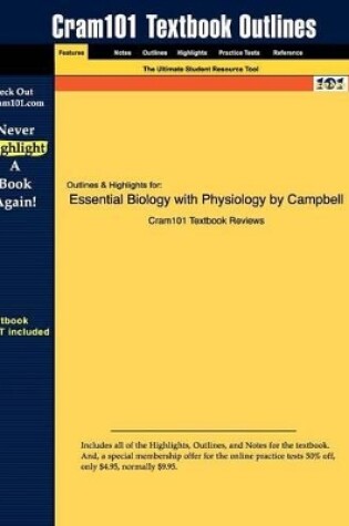 Cover of Studyguide for Essential Biology with Physiology by Campbell, ISBN 9780805368413