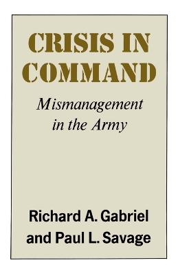 Book cover for Crisis in Command