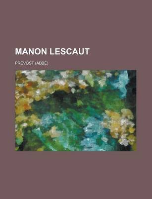 Book cover for Manon Lescaut