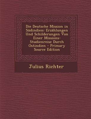 Book cover for Die Deutsche Mission in Sudindien