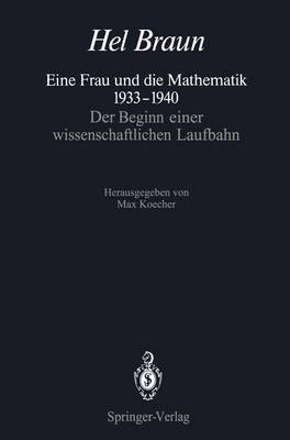 Book cover for Eine Frau Und Die Mathematik 1933 1940