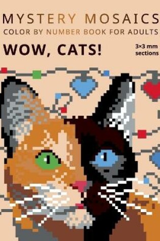 Cover of Mystery Mosaics. Wow, Cats!