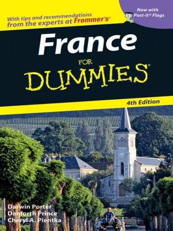 Book cover for France For Dummies