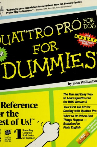 Cover of Quattro Pro DOS For Dummies