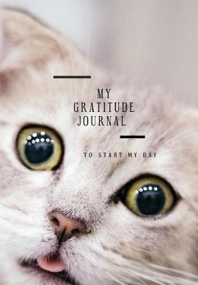 Book cover for my gratitude journal to start my day