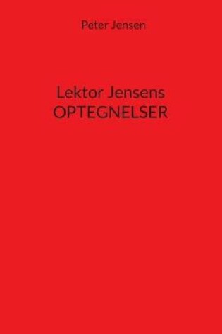 Cover of Lektor Jensens optegnelser