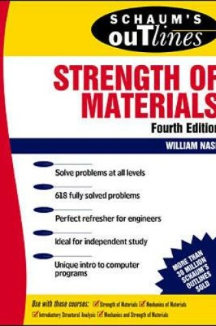 Cover of Schaum's Outline of Strength of Materials