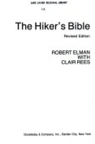 Cover of The Hikers Bible Bible, Revised Edition