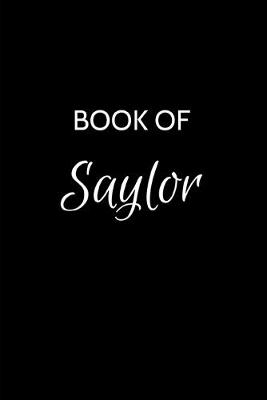 Book cover for Book of Saylor