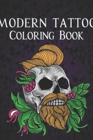 Cover of Modern Tattoo Coloring Book