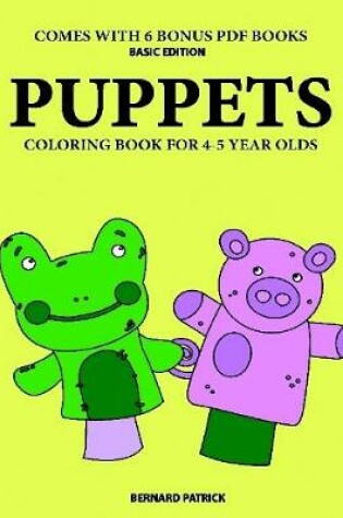 Cover of Coloring Book for 4-5 Year Olds (Puppets)