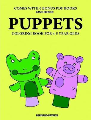 Book cover for Coloring Book for 4-5 Year Olds (Puppets)