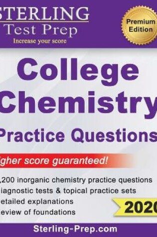 Cover of Sterling Test Prep College Chemistry Practice Questions