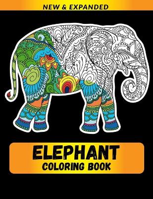 Book cover for Elephant Coloring Book