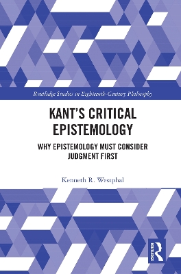 Book cover for Kant’s Critical Epistemology