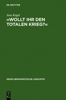 Book cover for "Wollt Ihr Den Totalen Krieg?"