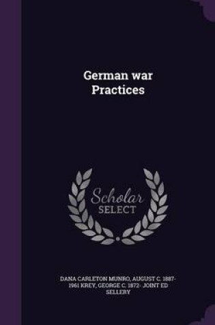 Cover of German War Practices