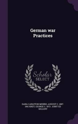 Book cover for German War Practices