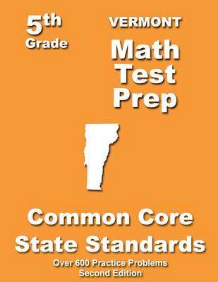 Book cover for Vermont 5th Grade Math Test Prep