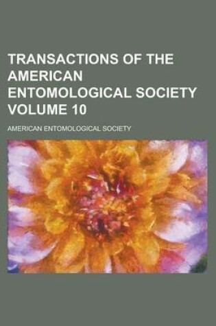 Cover of Transactions of the American Entomological Society (V. 44 1918)