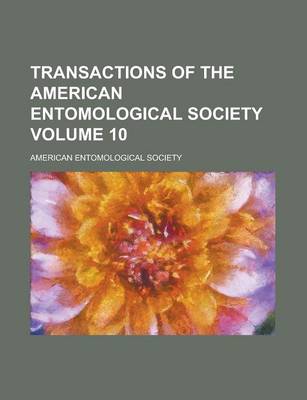 Book cover for Transactions of the American Entomological Society (V. 44 1918)