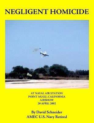 Book cover for Negligent Homicide at Naval Air Station Point Mugu Air Show 20 April 2002