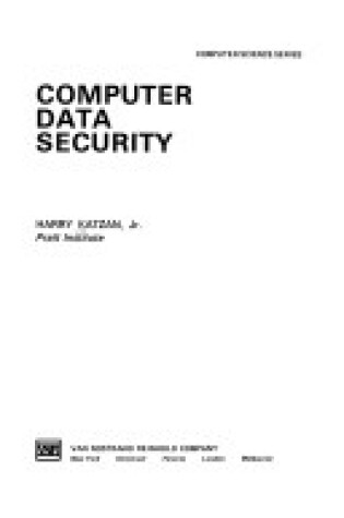 Cover of Computer Data Security