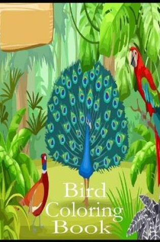 Cover of Bird coloring book